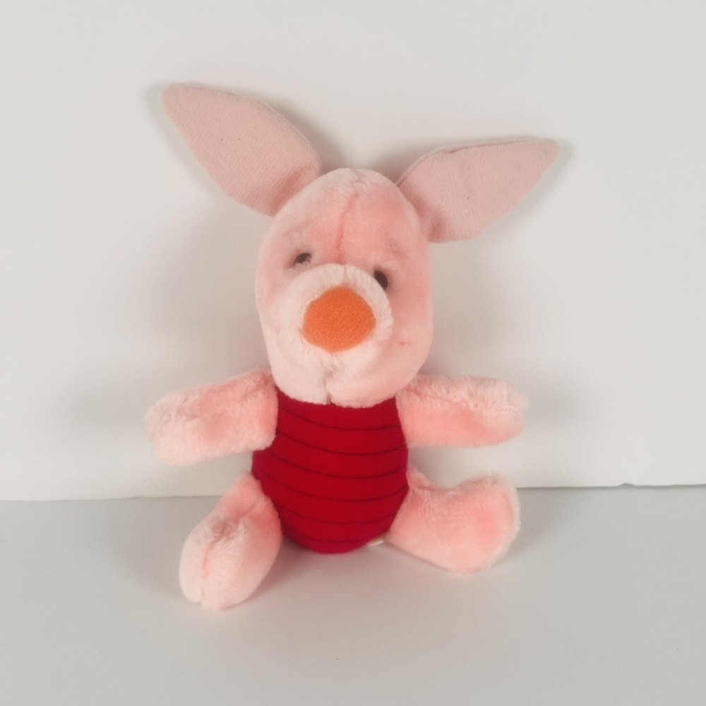 Walt Disney Sears Vintage Piglet Plush 7" Winnie The Pooh Stuffed Pig Animal